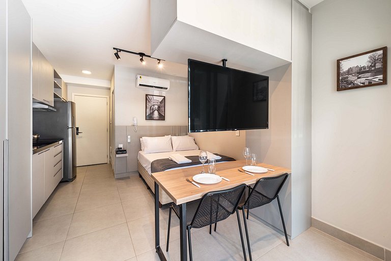 Studio Completo no coração de Moema