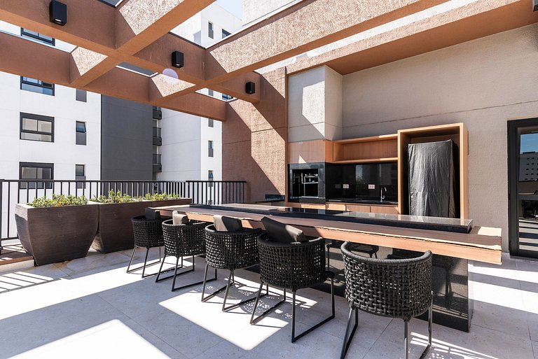 Studio Moderno com Vista na Vila Mariana