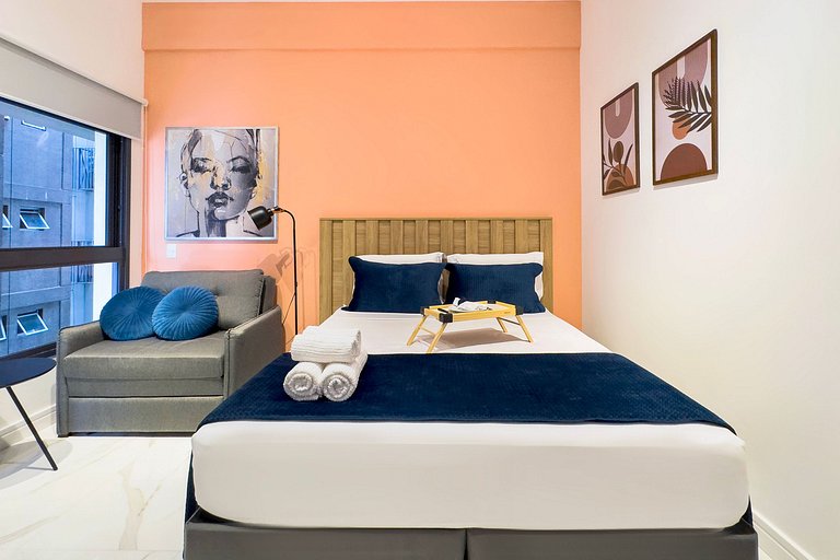 Studio em Perdizes - Acolhedor e Bem Localizado