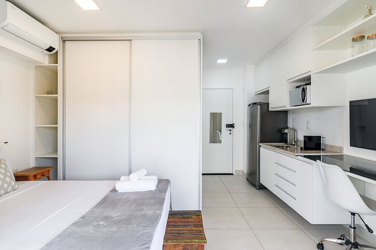 Aconchegante Studio de Alto Padrão em Moema