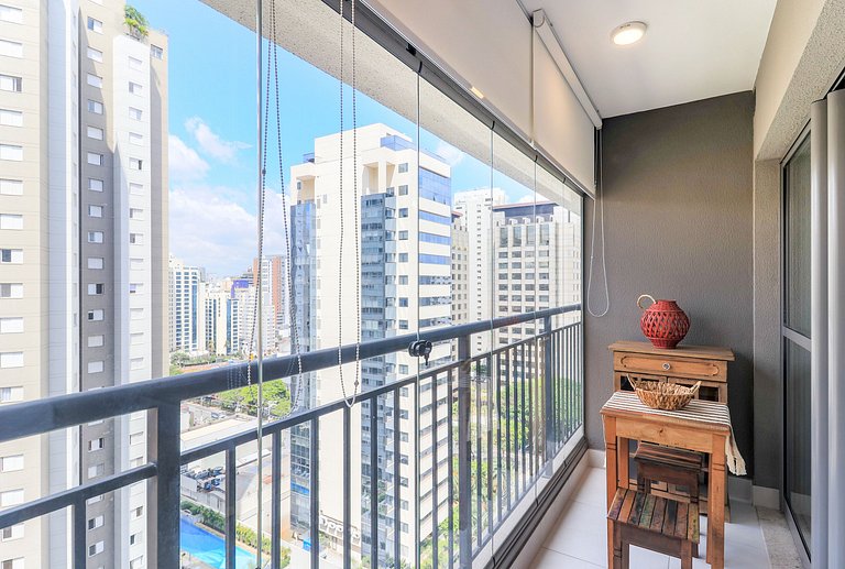 Aconchegante Studio de Alto Padrão em Moema
