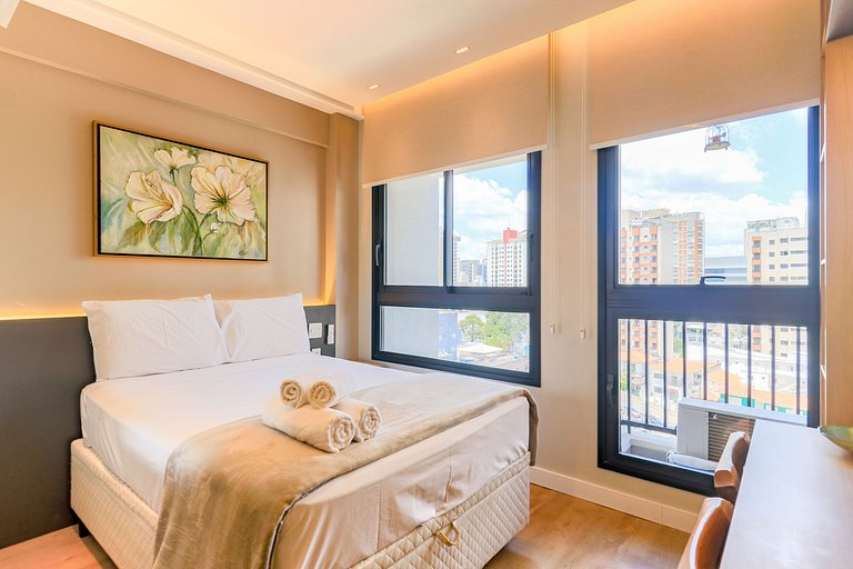 Studio Sofisticado e Bem Localizado