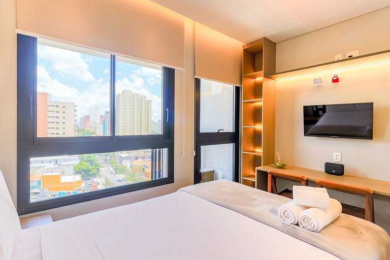 Studio Sofisticado e Bem Localizado