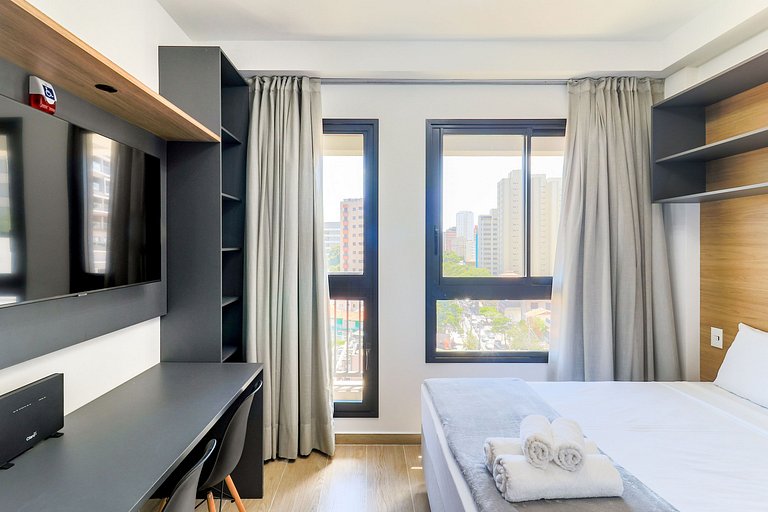 Studio Novo e Completo na Vila Mariana
