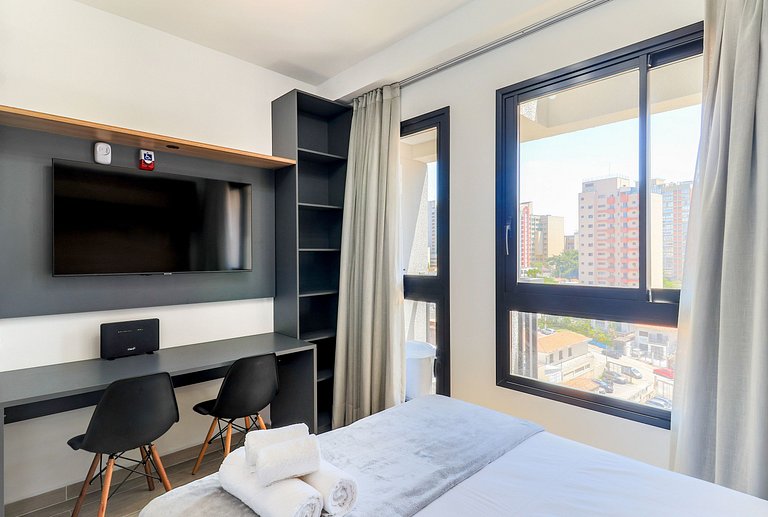 Studio Novo e Completo na Vila Mariana