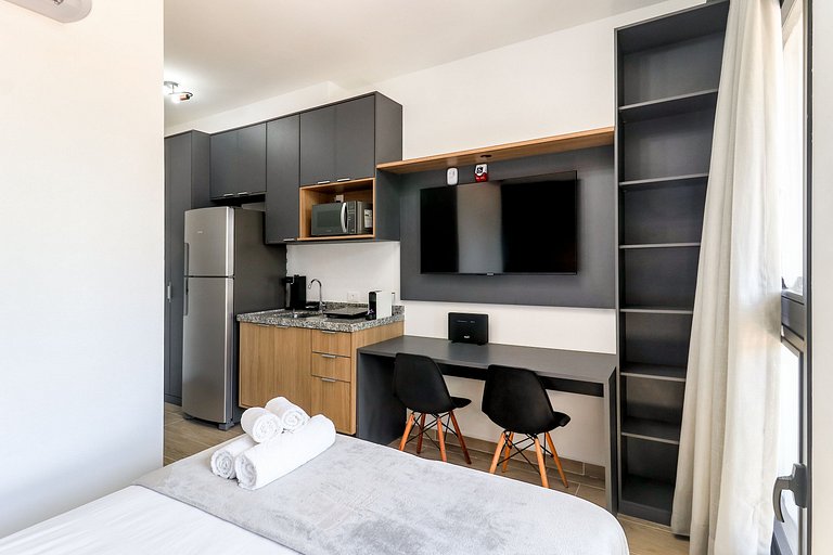 Studio Novo e Completo na Vila Mariana