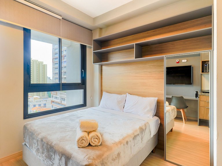 Moderno e aconhegante ne vila Mariana