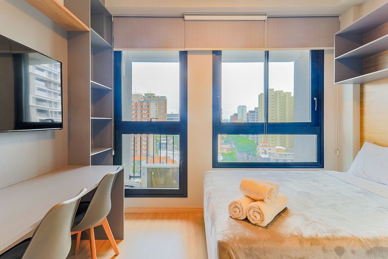 Moderno e aconhegante ne vila Mariana