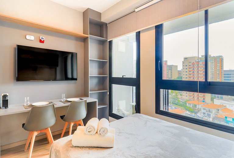 Moderno e aconhegante ne vila Mariana