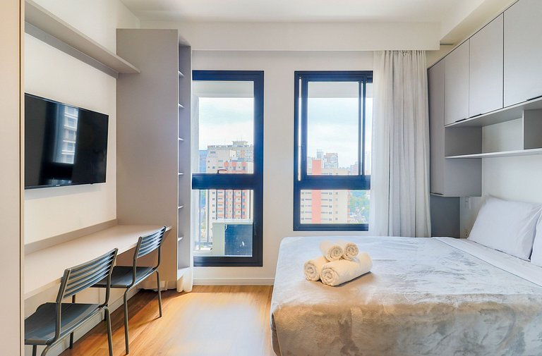 Studio Compacto e Funcional Perto do Metrô