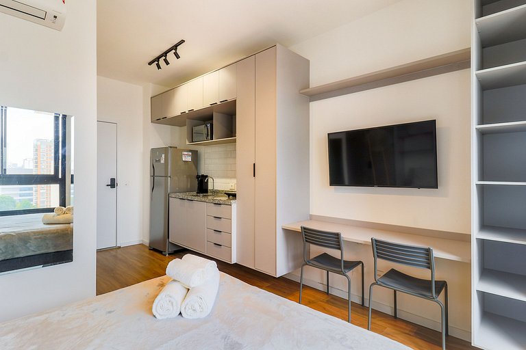 Studio Compacto e Funcional Perto do Metrô