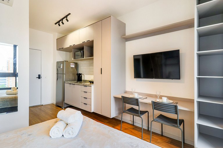 Studio Compacto e Funcional Perto do Metrô