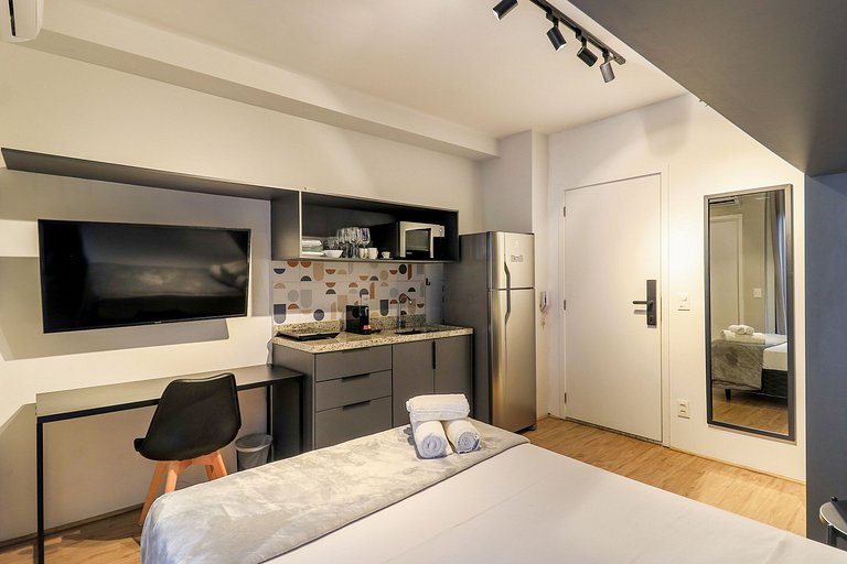 Studio Aconchegante a poucos passos do metro