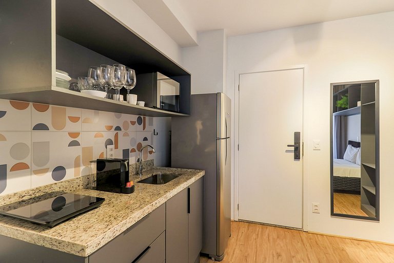 Studio Aconchegante a poucos passos do metro