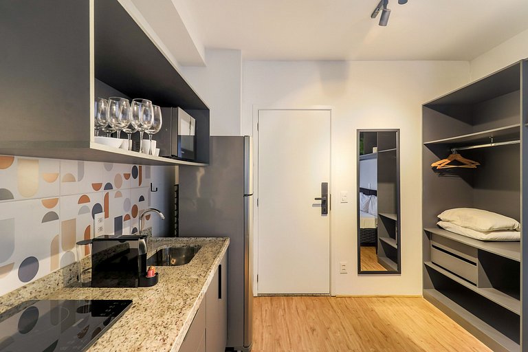 Studio Aconchegante a poucos passos do metro