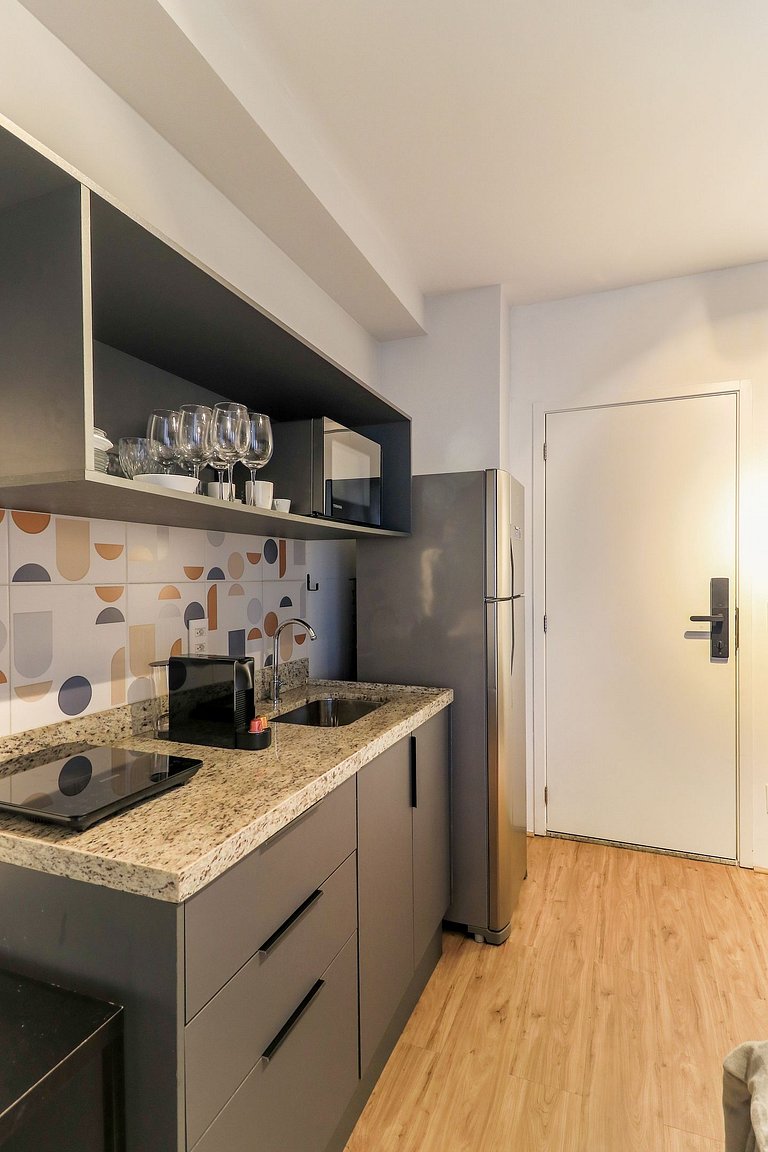 Studio Aconchegante a poucos passos do metro