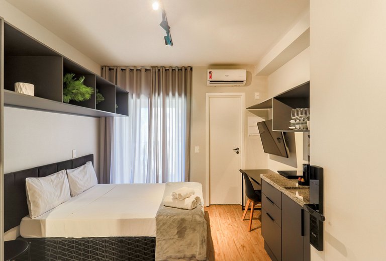 Studio Aconchegante a poucos passos do metro