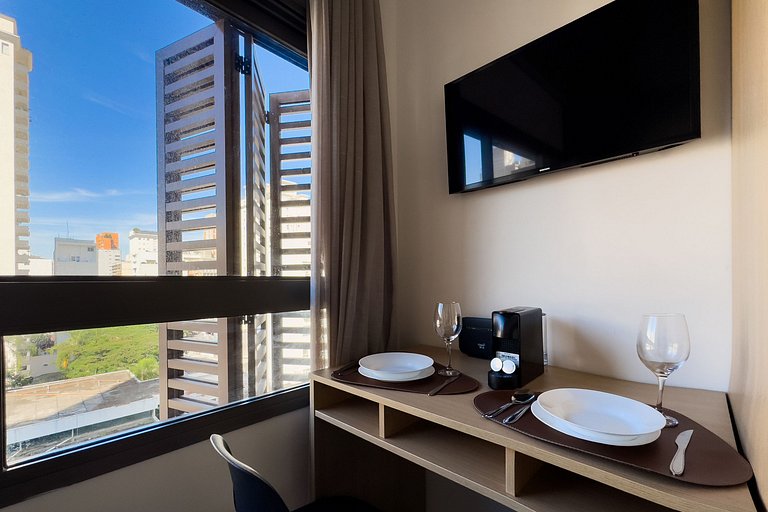 Studio Aconchegante de Alto Padrão