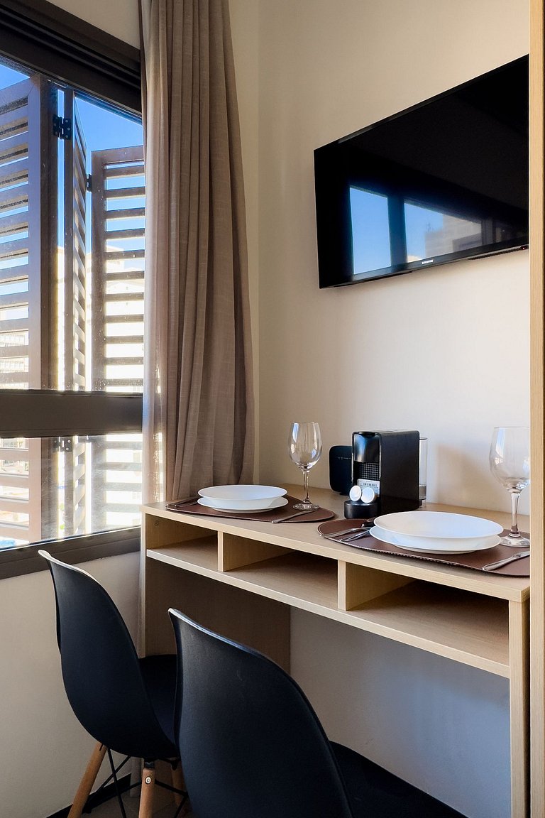 Studio Aconchegante de Alto Padrão