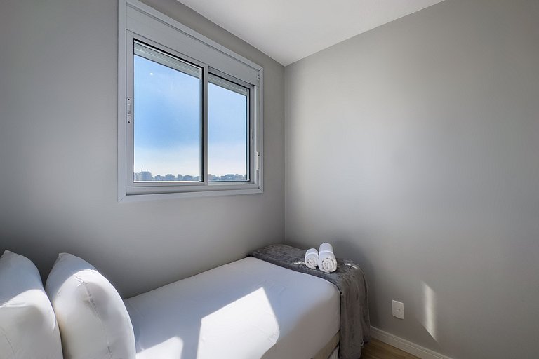 Apto Moderno com Vista Panorâmica em Moema