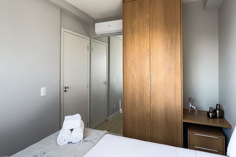 Apto Moderno com Vista Panorâmica em Moema