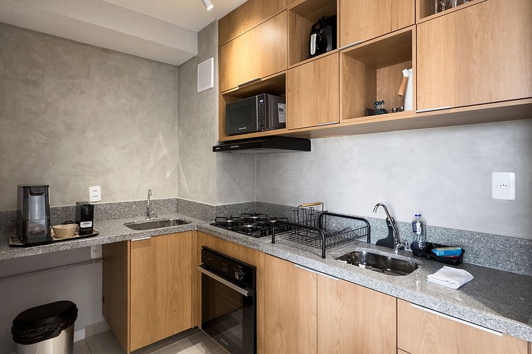 Apto Moderno com Vista Panorâmica em Moema