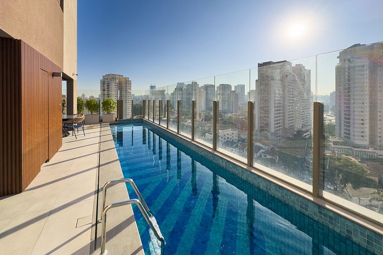 Studio Completo e Elegante no Brooklin