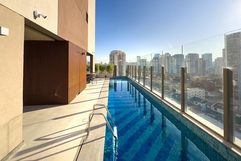 Studio Completo e Elegante no Brooklin