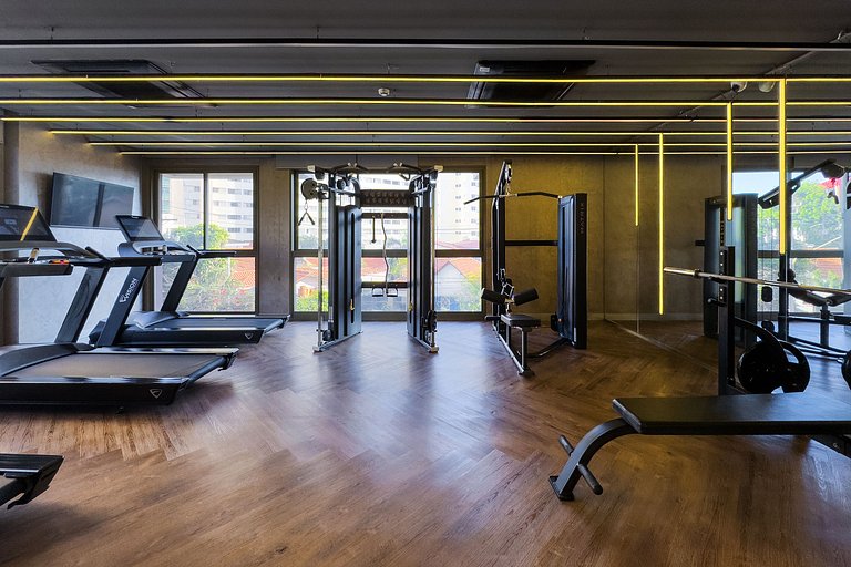 Studio Completo e Elegante no Brooklin