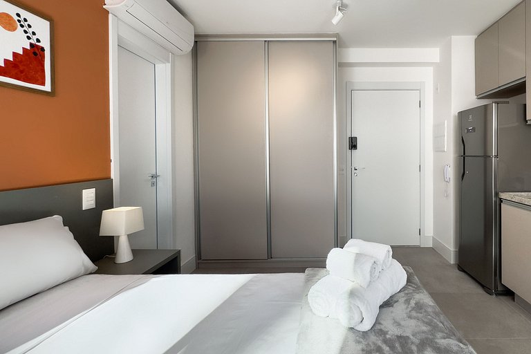 Studio Completo e Elegante no Brooklin