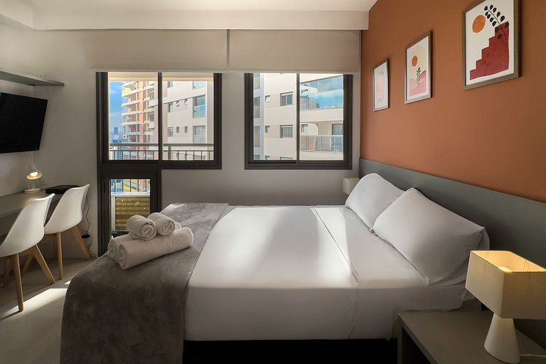 Studio Completo e Elegante no Brooklin