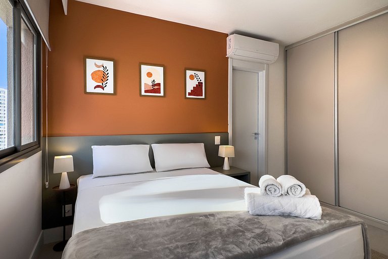 Studio Completo e Elegante no Brooklin