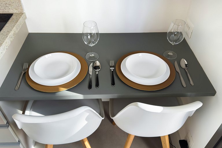 Studio Completo e Elegante no Brooklin