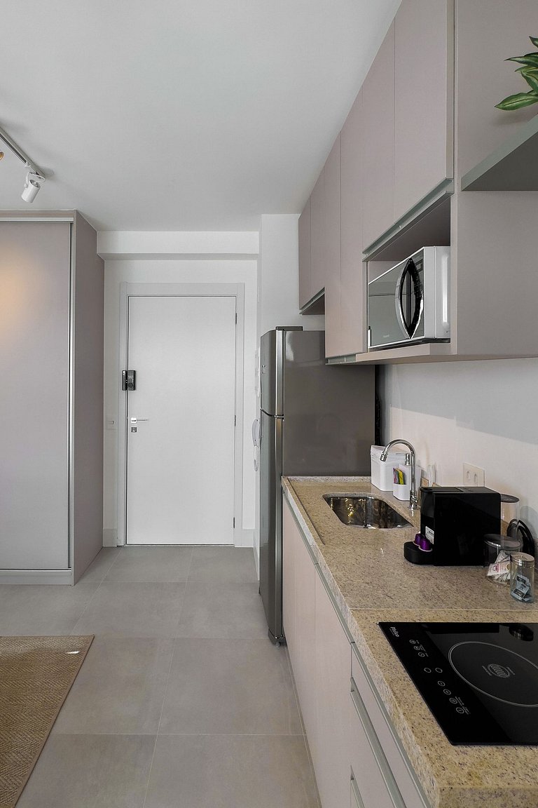 Studio Completo e Elegante no Brooklin