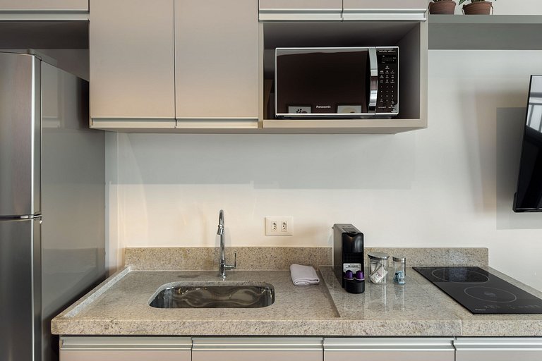 Studio Completo e Elegante no Brooklin