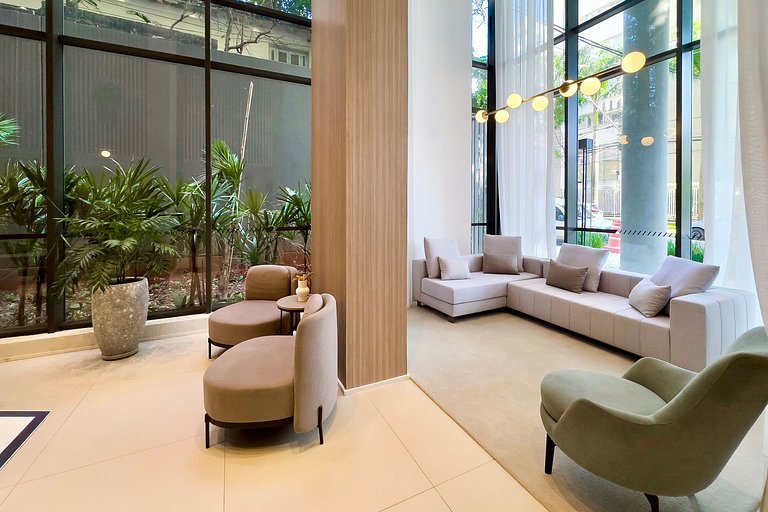 Studio sofisticado próximo ao Allianz Parque