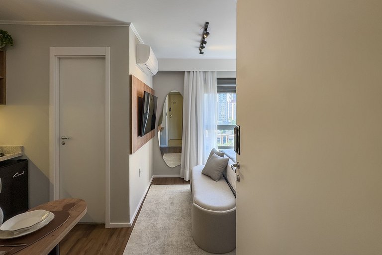 Studio sofisticado próximo ao Allianz Park