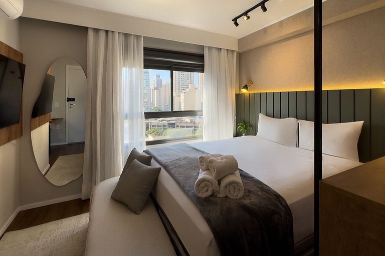 Studio sofisticado próximo ao Allianz Parque