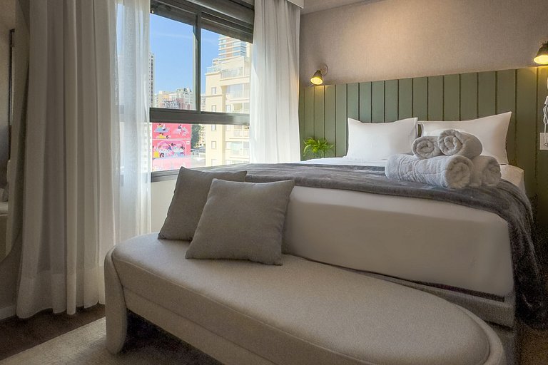 Studio sofisticado próximo ao Allianz Parque