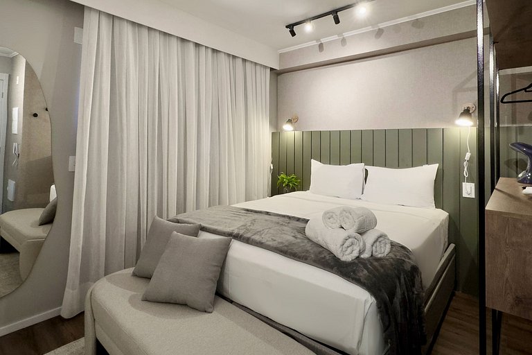 Studio sofisticado próximo ao Allianz Park