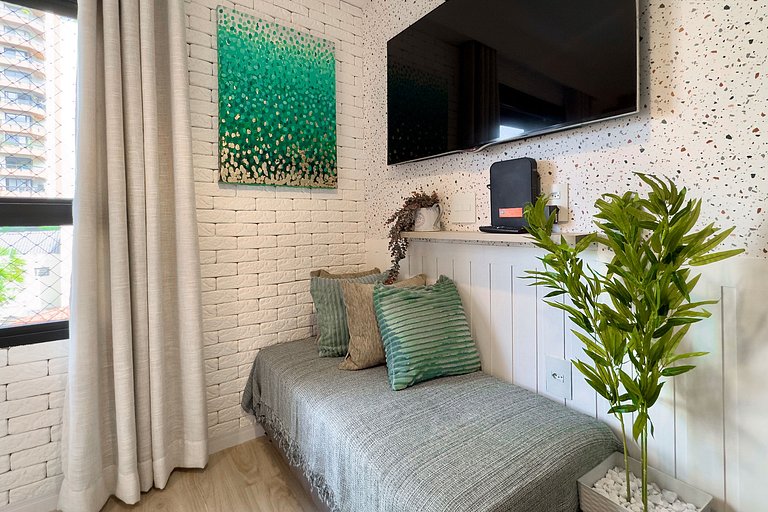 Studio Moderno e Sofisticado em Perdizes