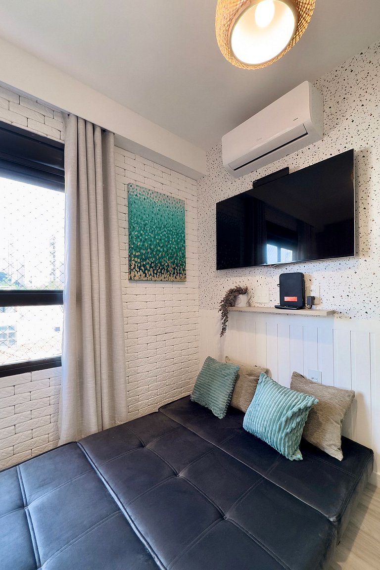 Studio Moderno e Sofisticado em Perdizes