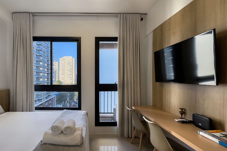 Studio Moderno com Vista na Vila Mariana
