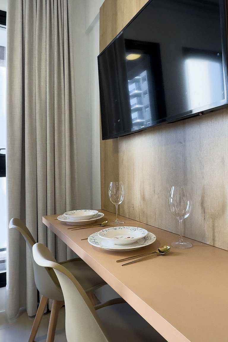 Studio Moderno com Vista na Vila Mariana