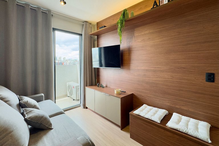 Apartamento moderno em Moema com lazer completo