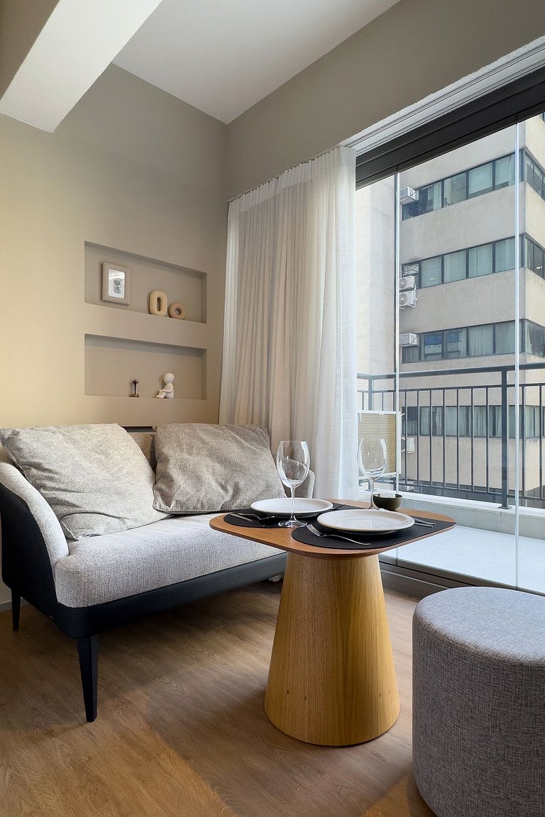 Studio Sofisticado Próximo à Av Ibirapuera