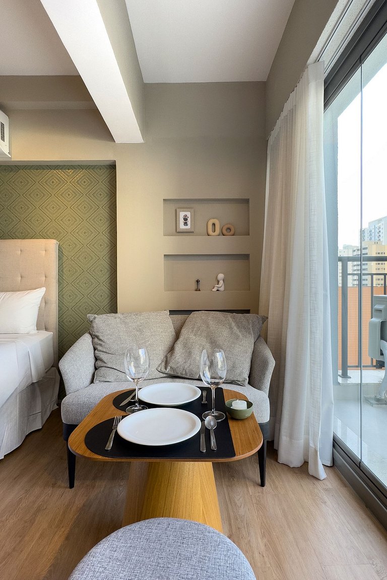 Studio Sofisticado Próximo à Av Ibirapuera