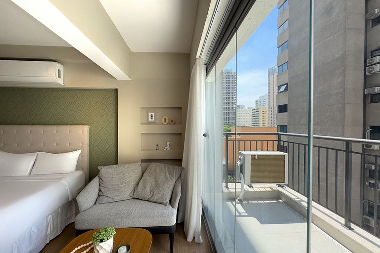 Studio Sofisticado Próximo à Av Ibirapuera