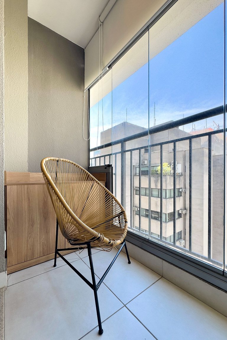 Aconchegante Studio de Alto Padrão em Moema