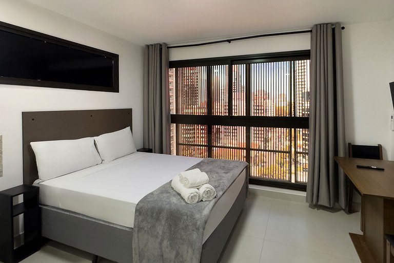 Studio bem localizado e próximo ao Ibiraquera